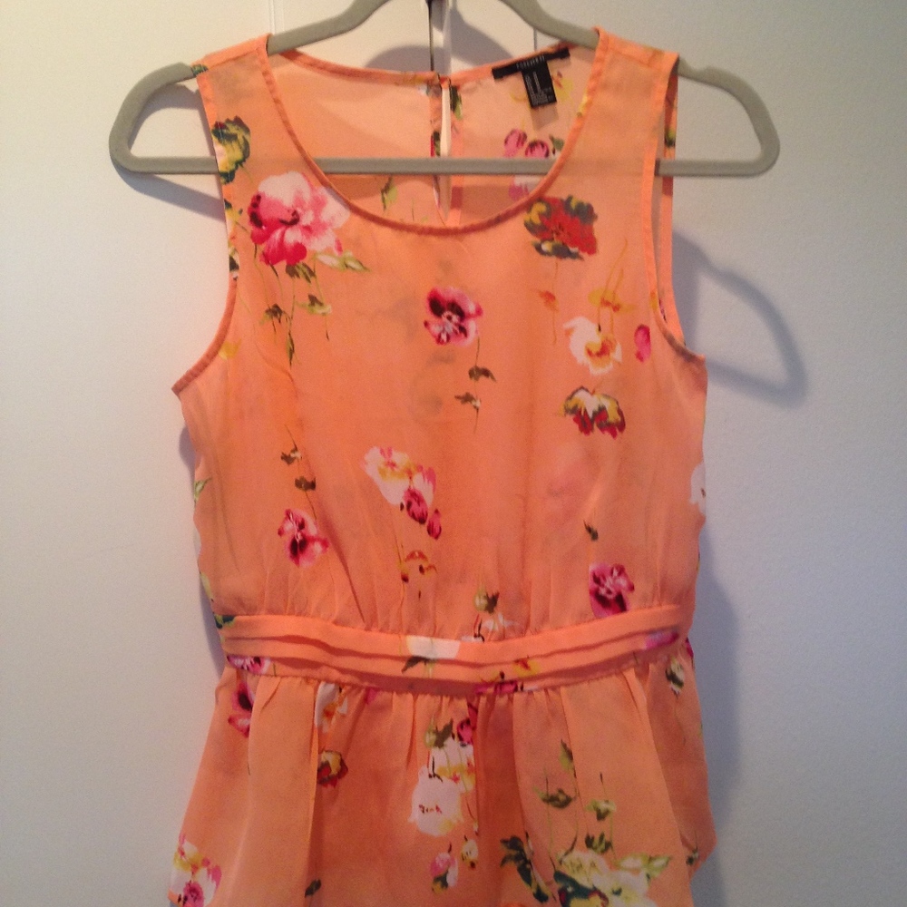 SOLD Peplum Floral Blouse M